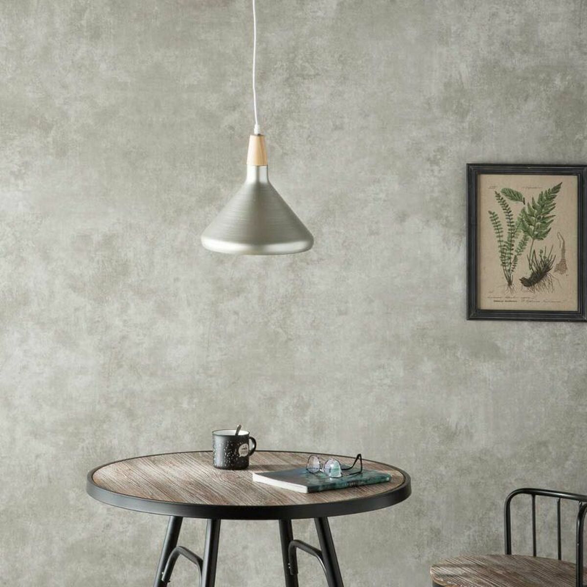 Candeeiro de teto Alexandra House Living Prateado